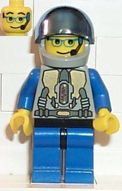 LEGO Minifigure-LoM - Assistant, Large Visor-Space / Life On Mars-LOM014-Creative Brick Builders
